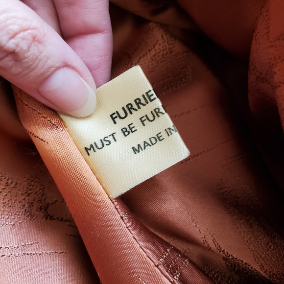 Vintage Tissavel Neutral Faux Fur Coat - Picture 7 of 11